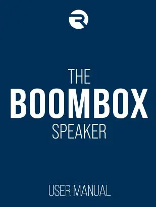 RAYCON S51 Boombox Speaker User Manual