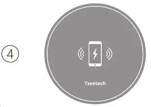 Tseetech QB06 Through Surface Wireless Charger - Contents 4