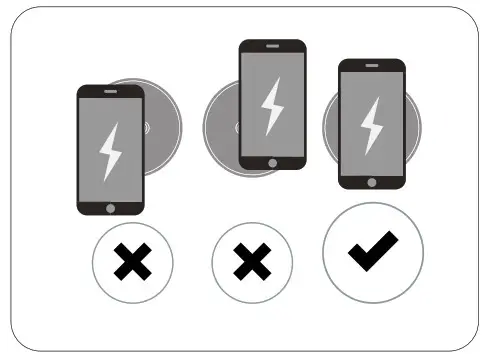 Tseetech QB06 Through Surface Wireless Charger - Installation 1
