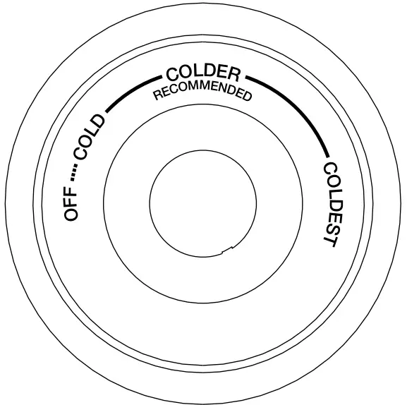 TUSCANY TU RF197WH 197 Litre Fridge Freezer - panel2