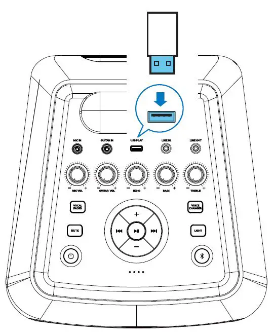 PHILIPS TAX5206 Party Speaker System fig7