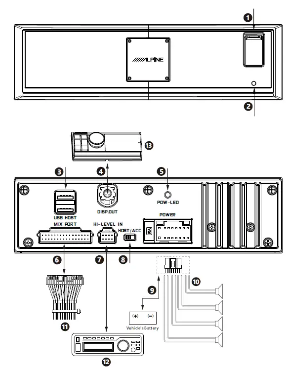 ALPINE HDS-990 Hi-Res Audio Media Player fig 2