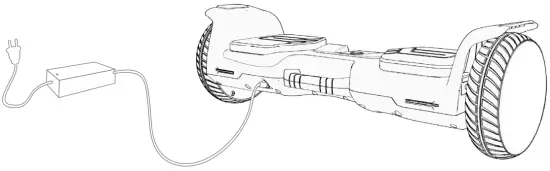 GYROOR Y1 Hoverboard - Charging