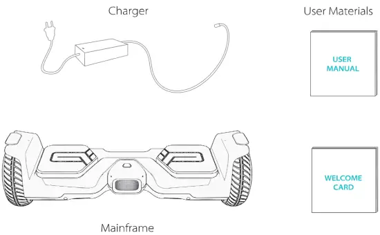 GYROOR Y1 Hoverboard - fig 2