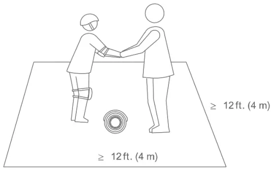 GYROOR Y1 Hoverboard - man 1