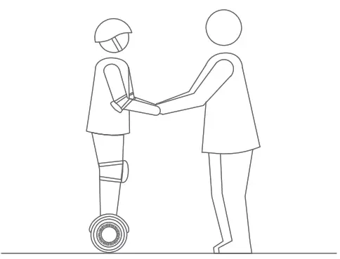 GYROOR Y1 Hoverboard - man 5