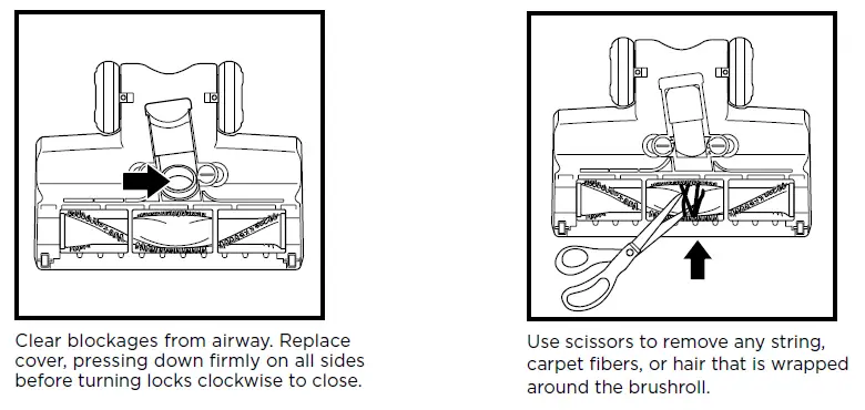 CLEANING THE BRUSHROLL