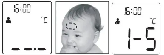 Joytech Healthcare DET-3011b Infrared Forehead Thermometer - Rotate the probe