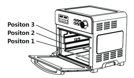Geek Chef GTO23C Air Fryer Counertop Oven - Oven Rack