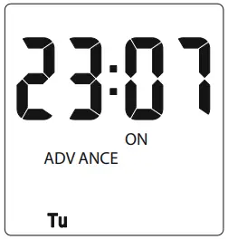 a close up of a clock