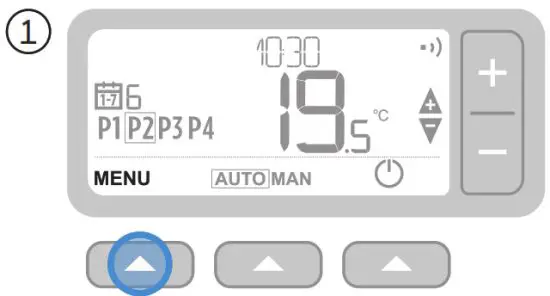 Honeywell T3M Digital Programmable Thermostat - Date and Time