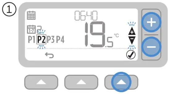 Honeywell T3M Digital Programmable Thermostat - Delete period