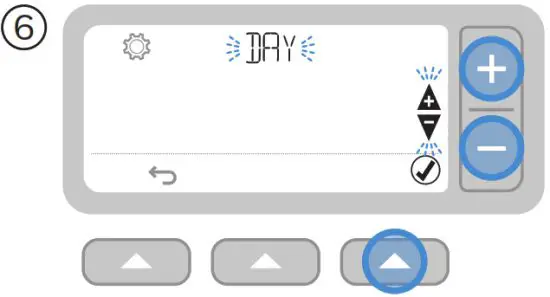 Honeywell T3M Digital Programmable Thermostat - Repeat steps