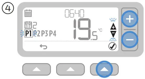 Honeywell T3M Digital Programmable Thermostat - then confirm