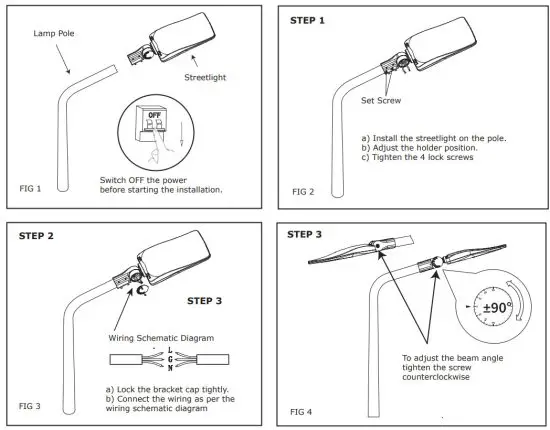 V TAC 4417 VT-53ST LED Street Light Inventronics Driver - figure