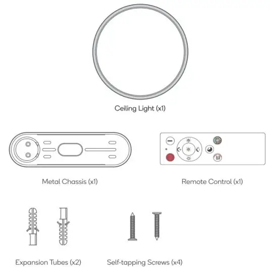 kogan KA52CWCLRWA Smarter Home 40W 90 Cri Natural Cool and Warm White Ceiling Light - figure 1