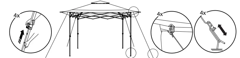 ADJUSTING THE CANOPY HEIGHT