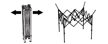 OPENING THE CANOPY FRAME