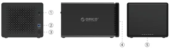 ORICO NS USB30 Series 35 Inch USB 30 HDD Docking Station  - Appearance