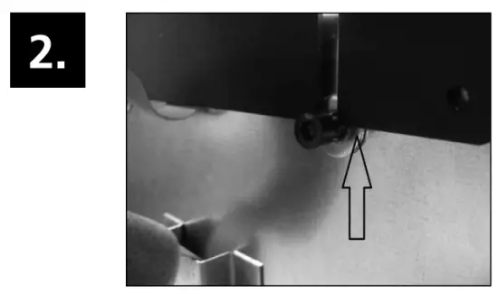 Position the display plate