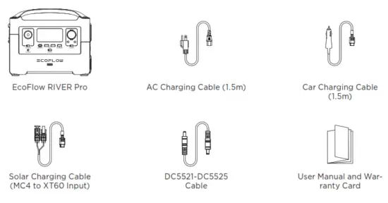 ECOFLOW River Pro Portable Power Station 720Wh - Box