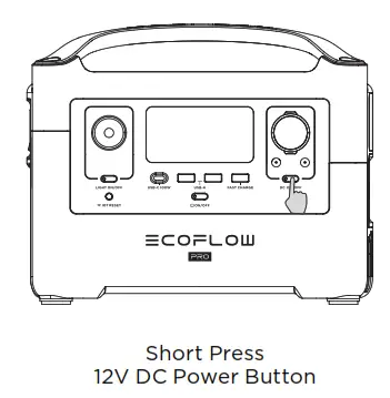 ECOFLOW River Pro Portable Power Station 720Wh - DC Output Port