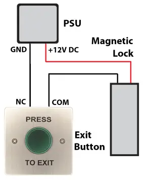 SystemQ ACC510 Zap Surface Mount Mag Lock - Setup Examples