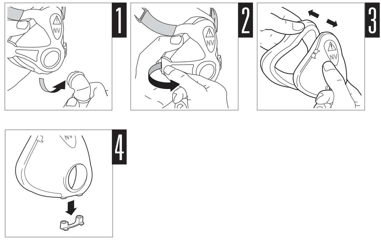 RESMED S61742 Quattro FX NV Full Face Mask - fig 3