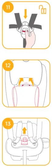 joie Bold R Booster Car Seat -Unlock