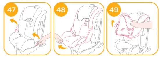 joie Bold R Booster Car Seat -padding