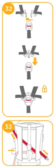 joie Bold R Booster Car Seat -securely