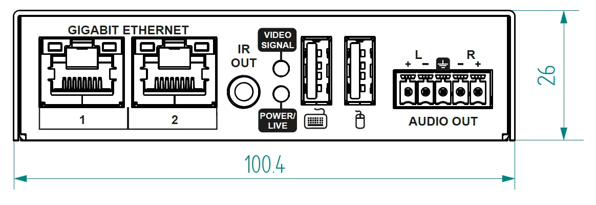 LIGHTWARE -HDMI-TPX-TX209AK- AVX- HDMI -2.0 -Extender -10