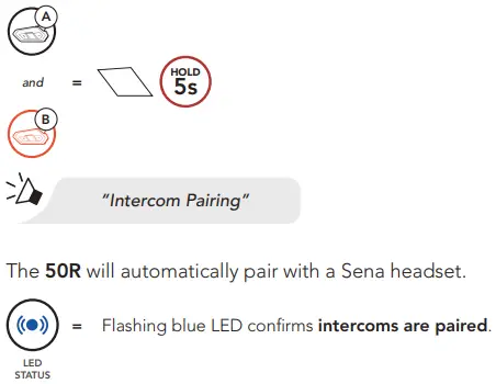 SENA 50R-01 50R Low Profile Motorcycle Bluetooth Communication System-fig34