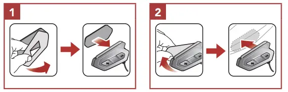 SENA 50R-01 50R Low Profile Motorcycle Bluetooth Communication System-fig8