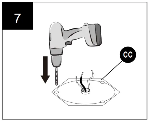 LUTEC 7199601012 Single Head Light Post Lantern -three holes on the