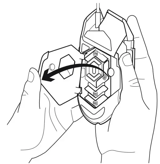 logitech G502 Hero High Performance Gaming Mouse - parts 3