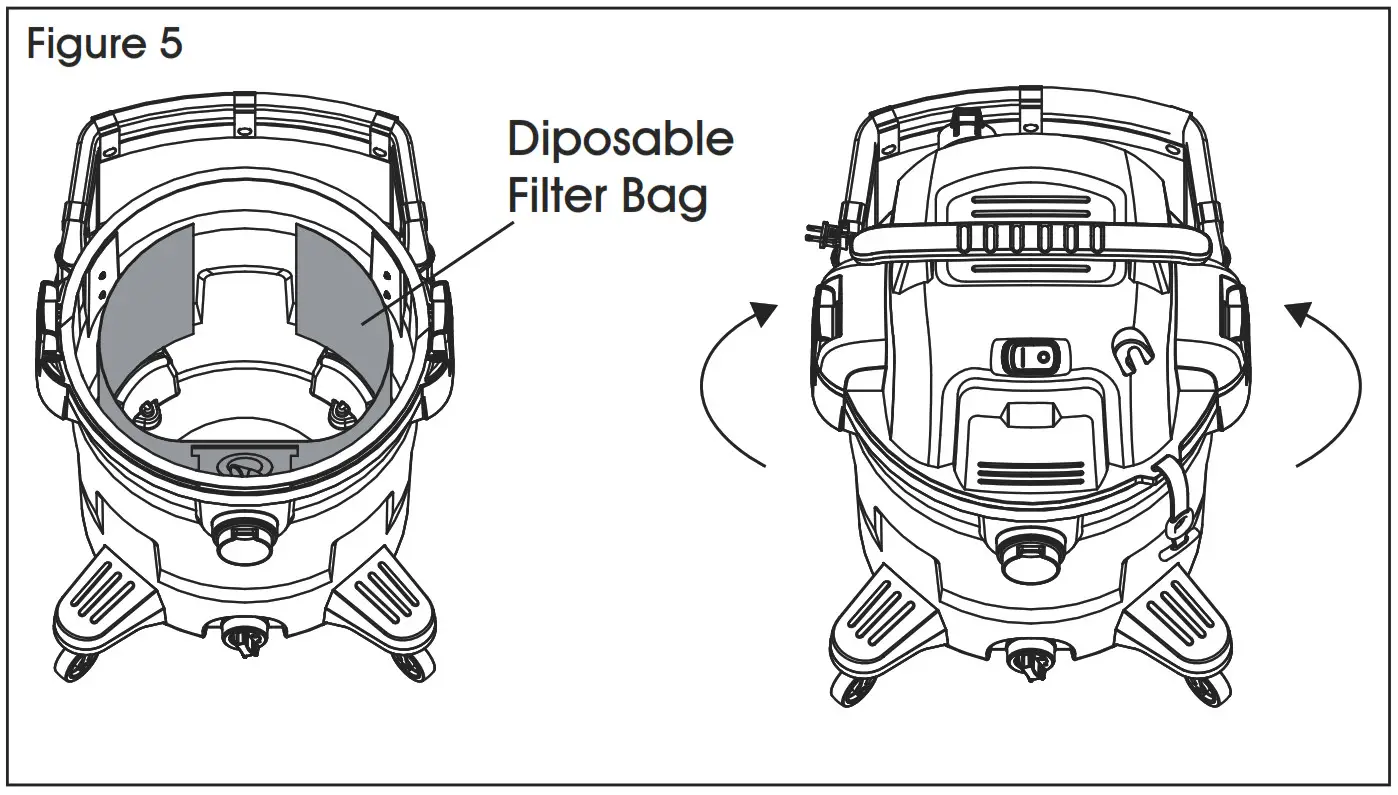 ULINE Dewalt 12 Gallon Wet-Dry Vacuum- figure-5