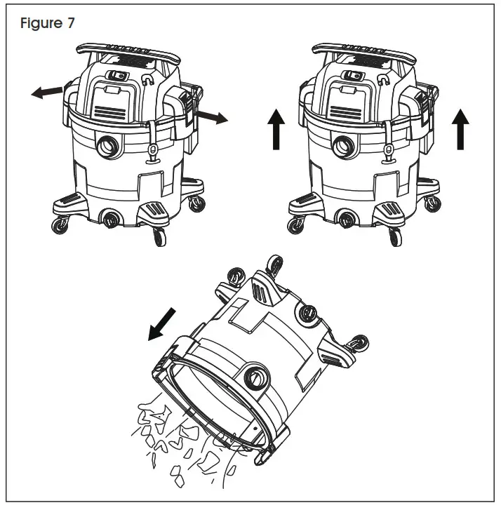 ULINE Dewalt 12 Gallon Wet-Dry Vacuum- figure-7