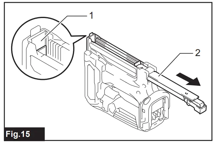 Removing jammed staples