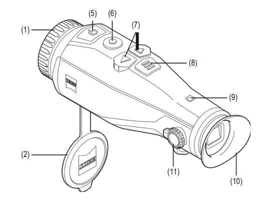 ZEISS DTI 3 35 Digital Thermal Imaging Camera - figure