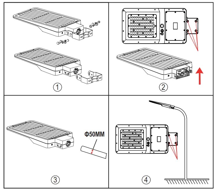 V-TAC LED Solar Streetlight - STREETLIGHT 3