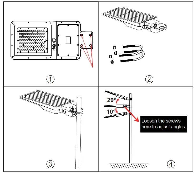 V-TAC LED Solar Streetlight - STREETLIGHT