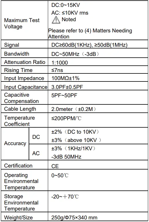 UNITREND-UT-P21-High-Voltage-Test-Probe-For-Oscilloscope-1