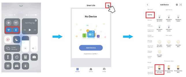 ONFORU MZT-FW01 Smart LED Light - app