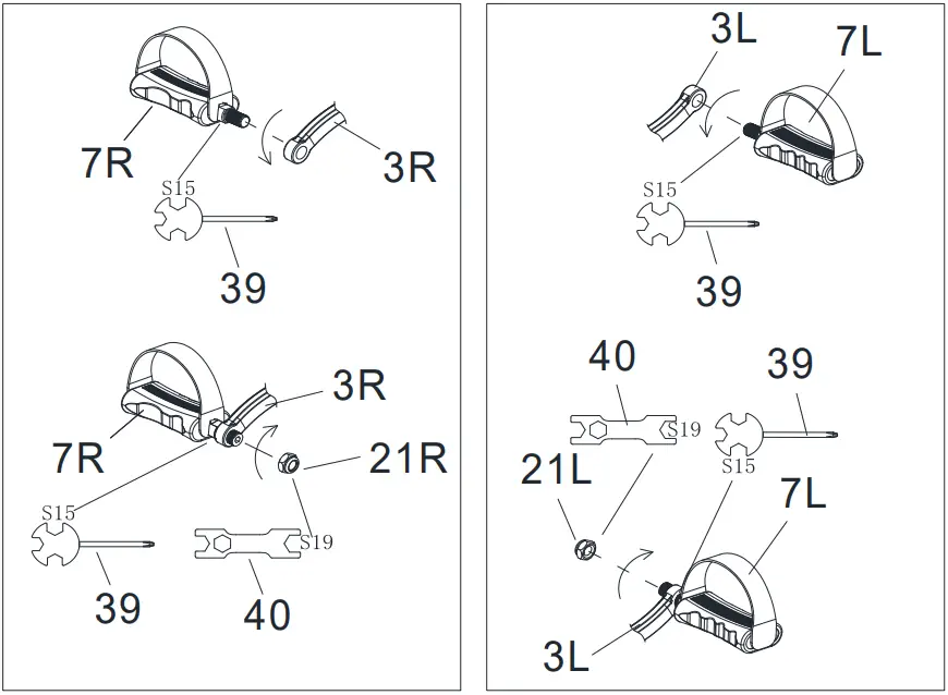 SUNNY Health Fitness SF B020029 PWR Cycle Electric Under Desk Bike - fig 4