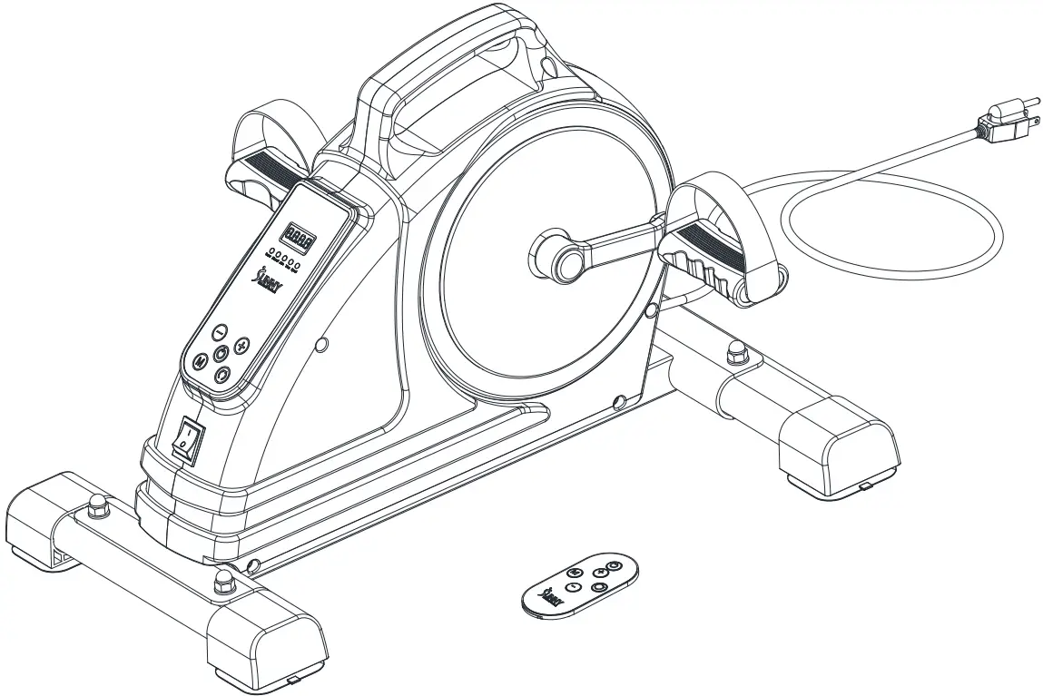SUNNY Health Fitness SF B020029 PWR Cycle Electric Under Desk Bike