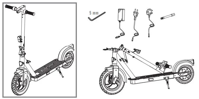 Razor C25 Electric Hub Motor Scooter 1
