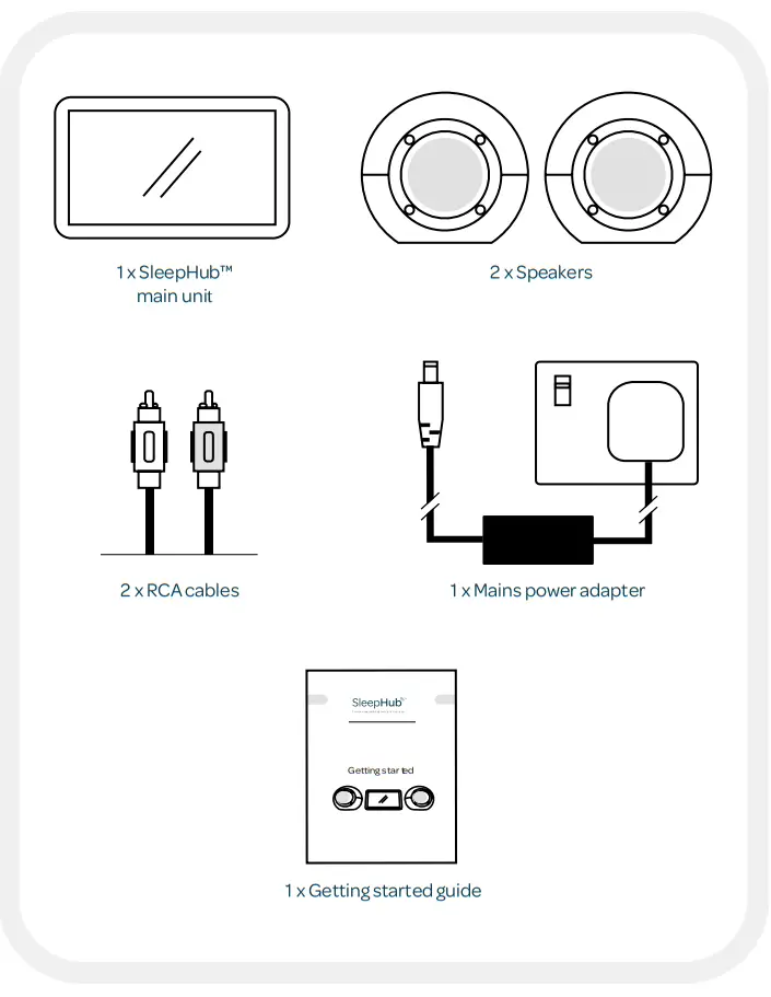 SleepHub Sleep Aid Ground Breaking Sleep Machine - fig
