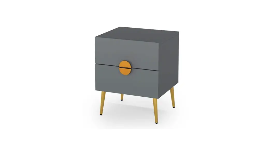Tribesigns Hoga-j0061 Dark Grey Champagne Golden Nightstand Instruction Manual Tribesigns Hoga-j0061 Dark Grey Champagne Golden Nightstand Instruction Manual