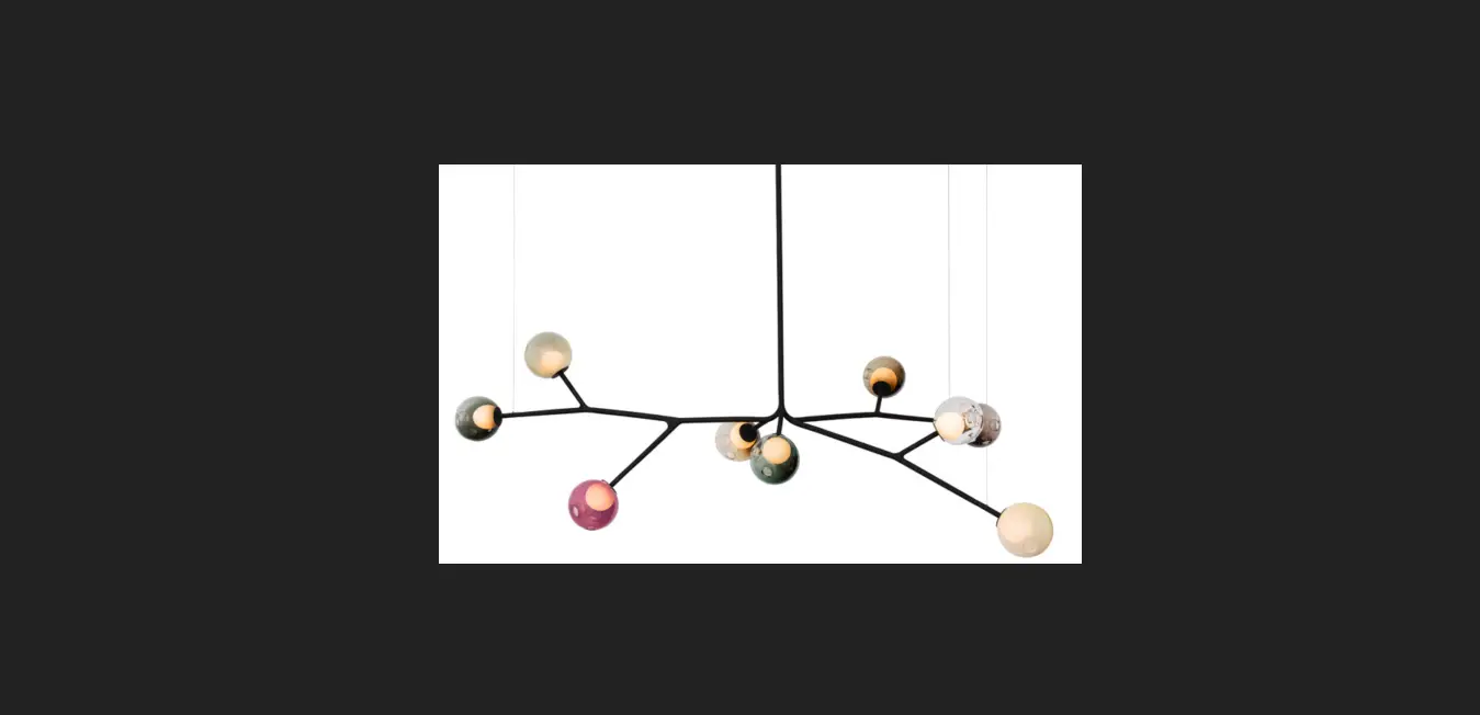 Bocci 38.9va.2 38v Armature With 9 Blown Glass Spheres Instruction Manual